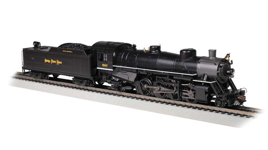 USRA ライト 2-8-2 ミカド 蒸気機関車 ロングテンダー付 ニッケル・プレート