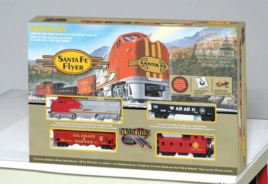 サンタフェ鉄道 サンタフェ・フライヤー 列車セット / Bachmann HOゲージ 鉄道模型 外国鉄道