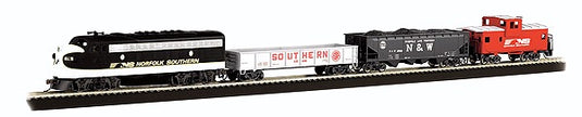 ノォーフォーク・サザン鉄道 Thoroughbred 列車セット / Bachmann HOゲージ 鉄道模型 外国鉄道