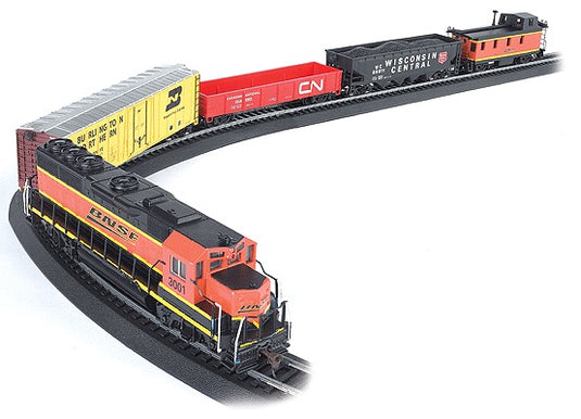 Rail Chief 列車セット バーリントン・ノーザン・サンタフェ (BNSF) / Bachmann HOゲージ 鉄道模型 外国鉄道