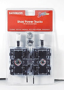 スペクトラム シェイ機関車用 ダイキャスト製動力台車 (ボールベアリング付) 1ペア 台車のみ / Bachmann Gゲージ 鉄道模型 外国鉄道