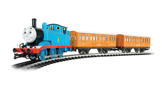きかんしゃトーマス アニー＆クララベル 列車セット スタンダードDC (トーマス、客車2両、レール、パワーパック) / Bachmann Gゲージ 鉄道模型 外国鉄道