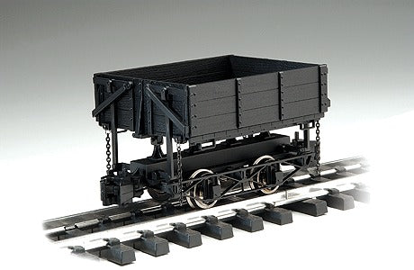 1:20.3 鉱石車 木製サイドダンプ式 金属製車輪付 (ブラック) / Bachmann Gゲージ 鉄道模型 外国鉄道