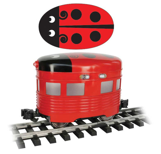エッグライナー スタンダードDC てんとう虫（赤・黒） / Bachmann Gゲージ 鉄道模型 外国鉄道