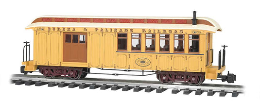 木製合造車 完成品 ユリーカ＆パリセード (イエロー、クリーム) / Bachmann Gゲージ 鉄道模型 外国鉄道