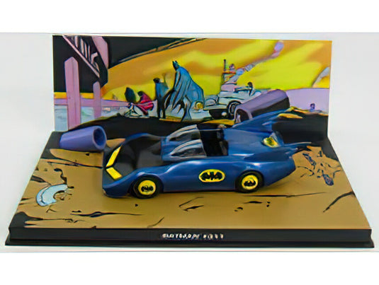 BATMAN - BATMOBILE - 311 1979 - BLUE MET MATT BLACK/EDICOLA 1/43模型モデルキット