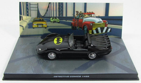 Batmanバットマン Batmobileバットモービル Detective Comicsディテクティブコミックス 456 ブラック / EDICOLA 1/43 ミニカー