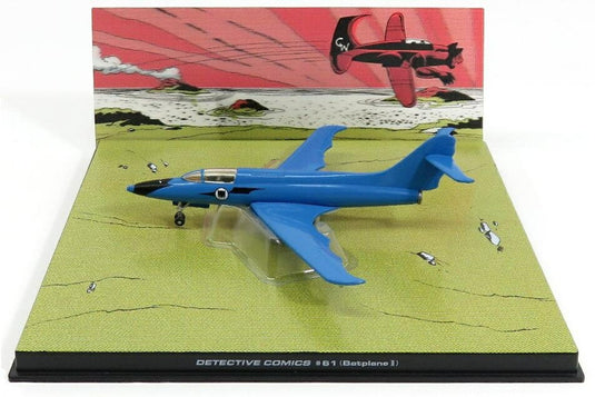 BATMANバットマン BATPLANE IIバットプレーンII AIRPLANE飛行機 DETECTIVE COMICS 61 ライトブルー BATMAN-AUTO-COLLECTION-EAGLEMOSS COLLECTIONS-TV SERIES-