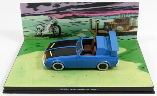BATMANバットマン BATMOBILEバットモービル DETECTIVE COMICSディテクティブコミックス 597 ライトブルーブラック / EDICOLA 1/43 ミニカー