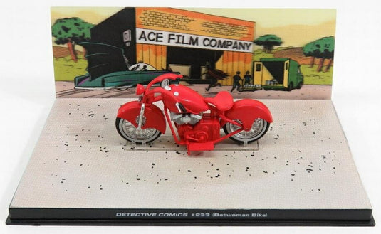 BATMANバットマン BATWOMAN BIKEバットウーマンバイク MOTORCYCLEモーターサイクル DETECTIVE COMICSディテクティブコミックス 233 レッド / EDICOLA 1/43 バイク