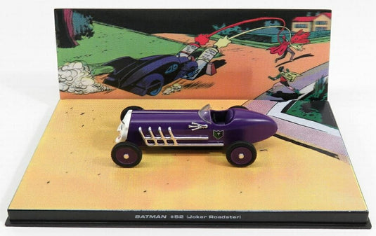 BATMANバットマン BATMANバットマン 52 JOKER ROADSTER CARジョーカーロードスターカー マットパープルホワイト / EDICOLA 1/43 ミニカー