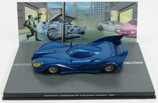 BATMANバットマン BATMOBILEバットモービル LEGENDS OF THE DARK KNIGHTレジェンズオブザダークナイト ブルーメタリック / EDICOLA 1/43 ミニカー