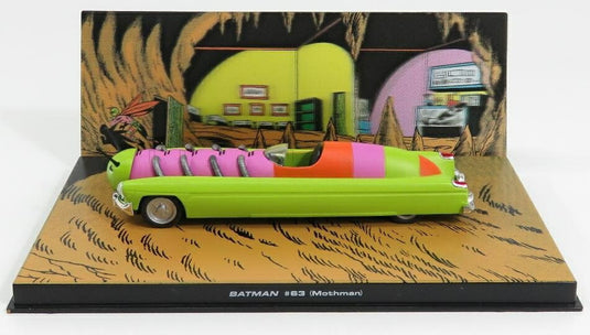 BATMANバットマン UOMO FALENAウォーモファレーナ MOTHMAN CARモスマンカー 63 ライトグリーンピンク / EDICOLA 1/43 ミニカー