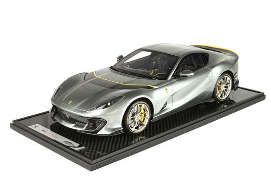 【予約】Ferrari 812 Competizione 2021 コーバーングレー スペアキーケース クオイオスケドーニ付属/ BBR 1/12 48台限定ミニカー