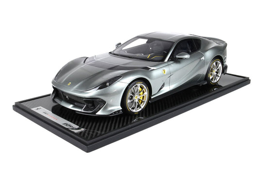 【予約】Ferrariフェラーリ 812 Competizione Coburn Grey / BBR 1/12 ミニカー