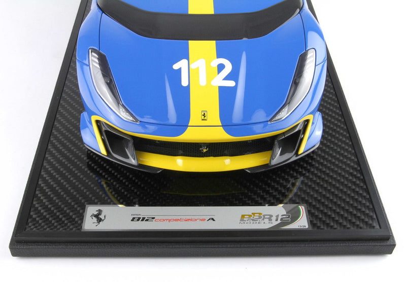 ギャラリービューアに画像をロードする, 【予約】Ferrari 812 Competizione A/ BBR 1/12 28台限定ミニカー
