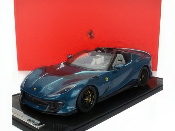 FERRARI 812 コンペティツィオーネ A スパイダー 2022 ショーケース付き ブルーカプリ ブルーグリーンメタリック/ BBR 1/12 20台限定ミニカー