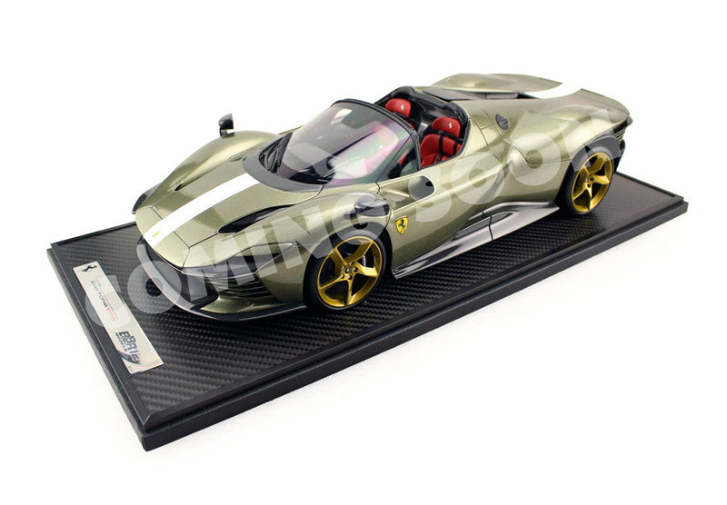 ギャラリービューアに画像をロードする, 【予約】Ferrari Daytona SP3 Serie Icona オープンルーフ ヴェルデマンツォーニグロス/ BBR 1/12 13台限定ミニカー

