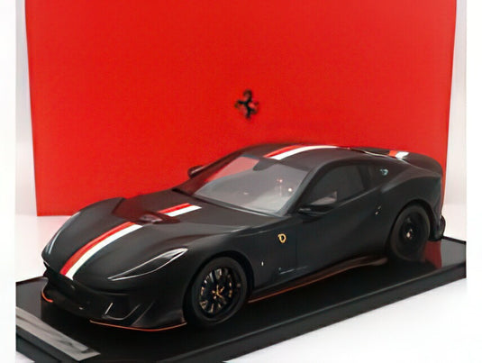 FERRARI 812 コンペティツィオーネ 16号車 モナコ公国リバリー 2021  マットブラック/ BBR 1/12 56台限定ミニカー