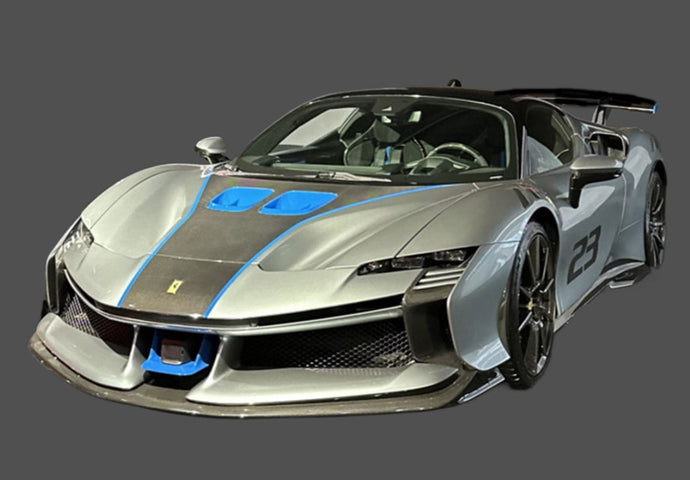 【予約】Ferrari SF90XX Stradale チタングレー/ BBR 1/12 ミニカー