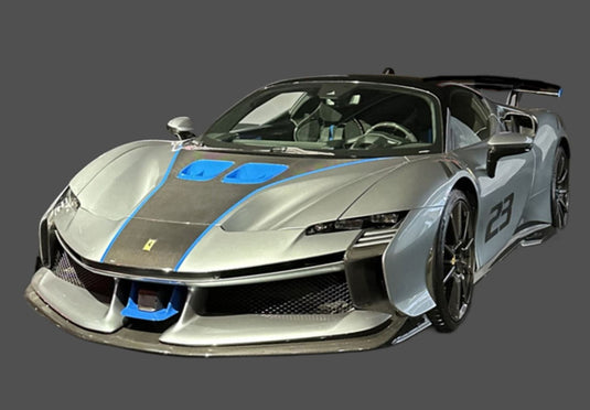 【予約】Ferrari SF90XX Stradale チタングレー/ BBR 1/12 ミニカー