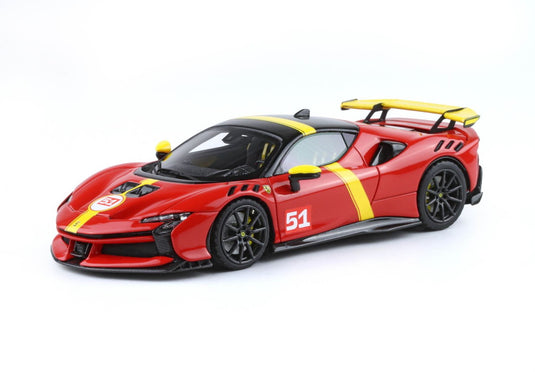 【予約】Ferrari SF90XX Stradale レッド＆イエロー ルマン 499P レースナンバー51/ BBR 1/12 20台限定ミニカー