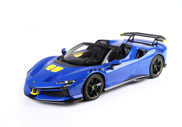 【予約】Ferrari SF90XX Stradale Spider アズーロディーノ イエロー/ BBR 1/12 5台限定ミニカー