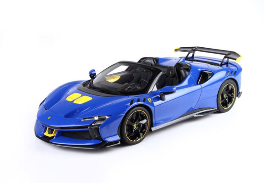 【予約】Ferrari SF90XX Stradale Spider アズーロディーノ イエロー/ BBR 1/12 5台限定ミニカー