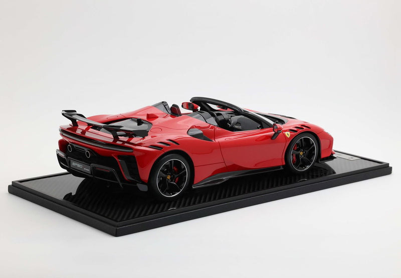 ギャラリービューアに画像をロードする, 【予約】Ferrari SF90XX Stradale Spider ロッソコルサ カーボン/ BBR 1/12 20台限定ミニカー
