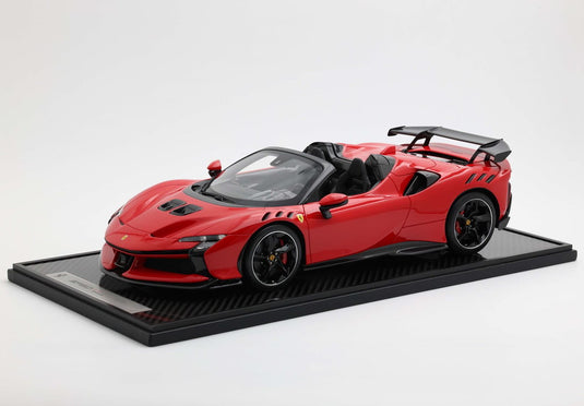【予約】Ferrari SF90XX Stradale Spider ロッソコルサ カーボン/ BBR 1/12 20台限定ミニカー