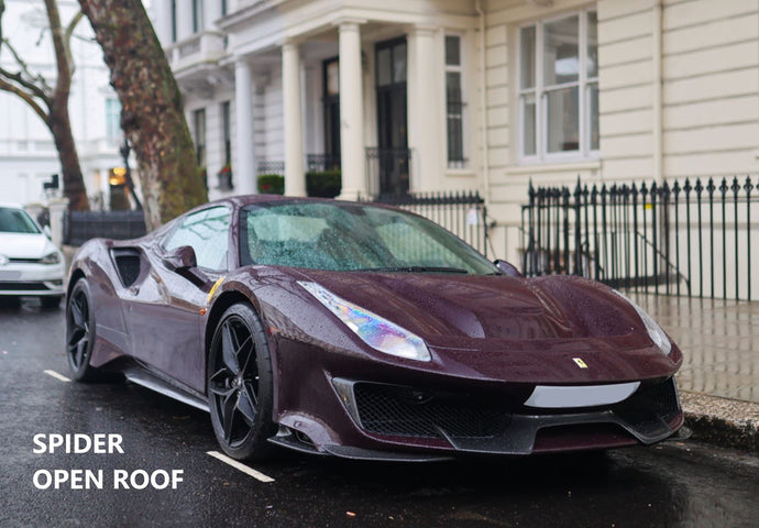 【予約】Ferrari 488 Pista Spider オープンルーフ ヴィオラ香港/ BBR 1/12 10台限定ミニカー