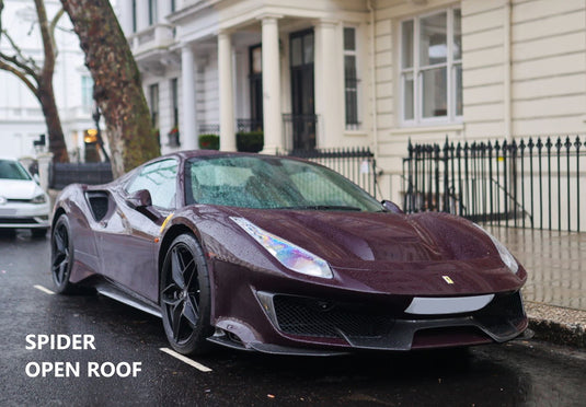 【予約】Ferrari 488 Pista Spider オープンルーフ ヴィオラ香港/ BBR 1/12 10台限定ミニカー