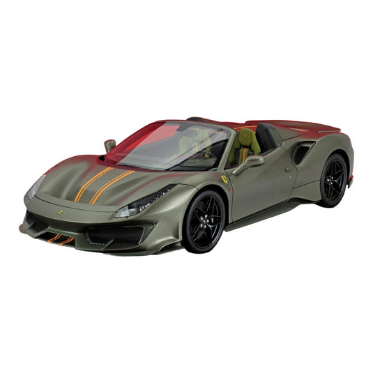 Ferrariフェラーリ 488 Pista Spider 2018 Verde Manzoni マットグリーン 15台限定 / BBR 1/12 ミニカー