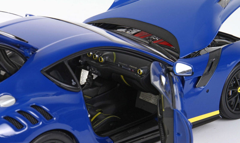 ギャラリービューアに画像をロードする, 【予約】Ferrari F12 TDF アズーロディーノ イエローディテール/ BBR 1/18 ミニカー
