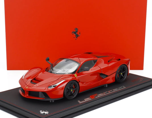FERRARI LAFERRARI 2013 ブラックリム ロッソコルサ レッド/ BBR 1/18 120台限定ミニカー