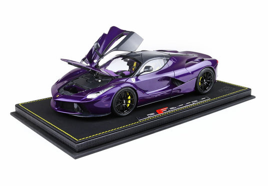 【予約】Ferrari LaFerrari 2012 オープンダイキャスト スペシャルパック パープルドバイ ヴィオラヴィオ テーラーメイド/ BBR 1/18 300台限定ミニカー