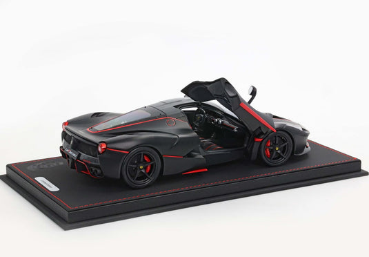 【予約】Ferrariフェラーリ LaFerrari Matt black red stripes Fernando Alonso 限定100台 / BBR 1/18 ミニカー