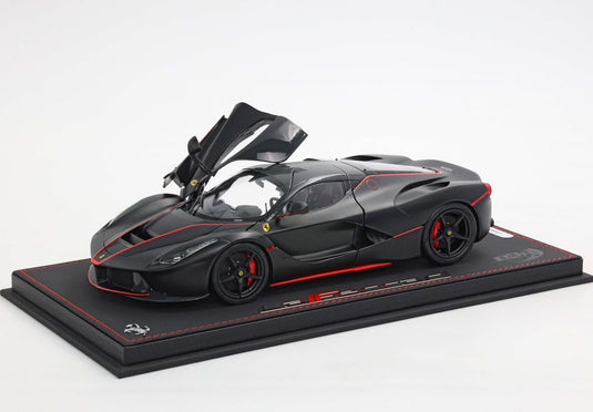 【予約】Ferrariフェラーリ LaFerrari Matt black red stripes Fernando Alonso 限定100台 / BBR 1/18 ミニカー