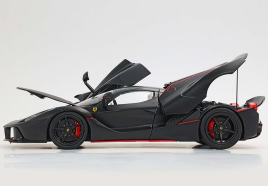 【予約】Ferrariフェラーリ LaFerrari Matt black red stripes Fernando Alonso polifoam pack / BBR 1/18 ミニカー