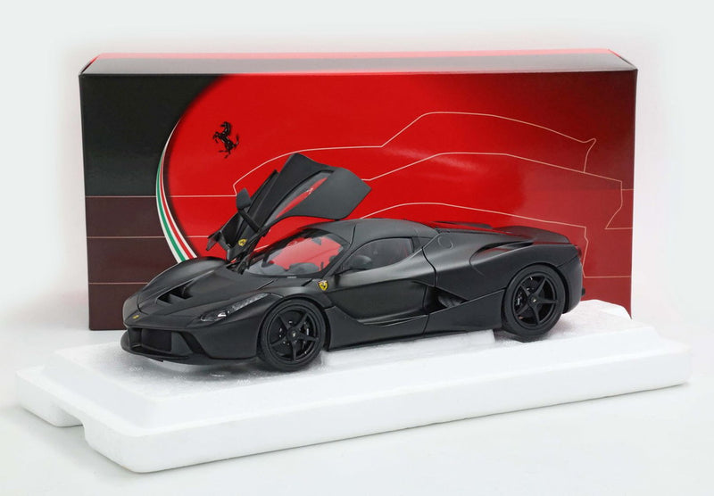 ギャラリービューアに画像をロードする, 【予約】Ferrari LaFerrari 2012 オープンダイキャスト ポリフォームベース マットブラック/ BBR 1/18 ミニカー
