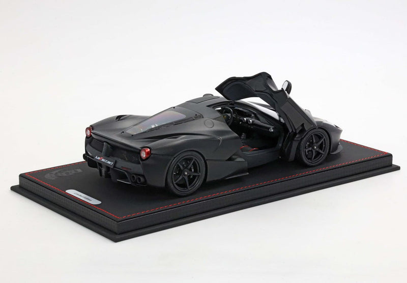 ギャラリービューアに画像をロードする, 【予約】Ferrari LaFerrari 2012 オープンダイキャスト スペシャルパック マットブラック ディスプレイケース付属/ BBR 1/18 78台限定ミニカー
