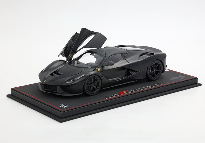 【予約】Ferrari LaFerrari 2012 オープンダイキャスト スペシャルパック マットブラック ディスプレイケース付属/ BBR 1/18 78台限定ミニカー