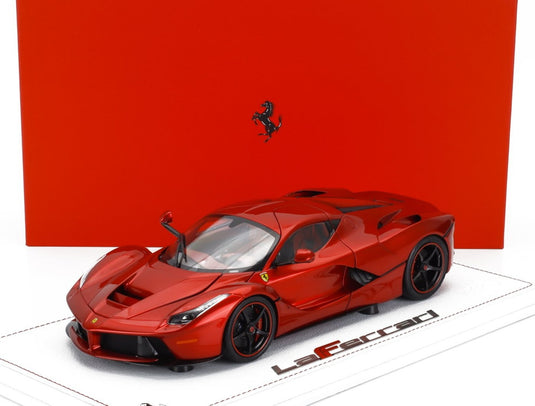 FERRARI LAFERRARI 2013 ルイスハミルトン パーソナルカー レッドメタリック/ BBR 1/18 199台限定ミニカー