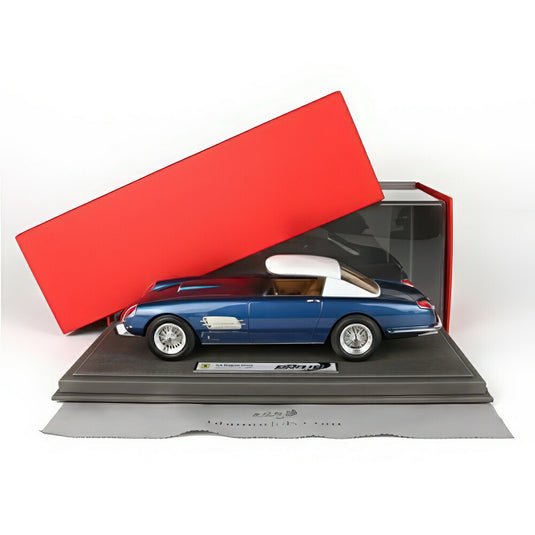 Ferrari 410 Superfast 4 9 クーペ 1957 ライトブルー Met ホワイト 1833V/ BBR 1/18