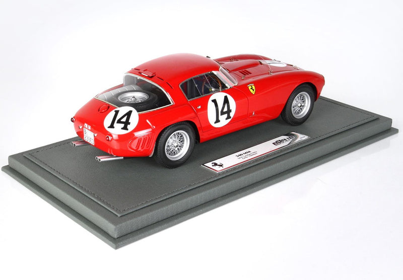 ギャラリービューアに画像をロードする, 【予約】Ferrari 340 MM SN 0322 24h ルマン 1953 ドライバー Farina Hawthorn/ BBR 1/18 250台限定ミニカー
