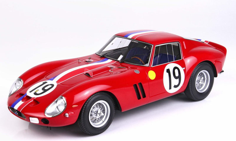 ギャラリービューアに画像をロードする, 【予約】Ferrari 250 GTO 24h ルマン 1962 SN 3705 GT/ BBR 1/18 500台限定ミニカー
