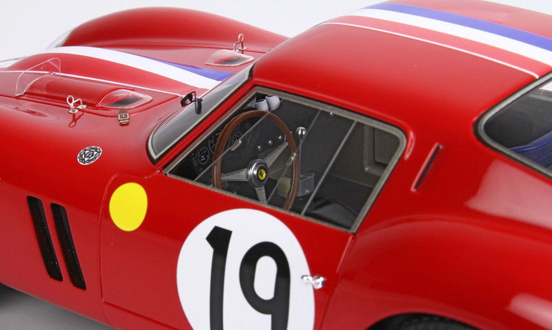 ギャラリービューアに画像をロードする, 【予約】Ferrari 250 GTO 24h ルマン 1962 SN 3705 GT/ BBR 1/18 500台限定ミニカー
