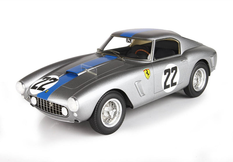 ギャラリービューアに画像をロードする, 【予約】Ferrari 250 SWB 24h ルマン 1960 N. 22 Noblet Helde/ BBR 1/18 99台限定ミニカー
