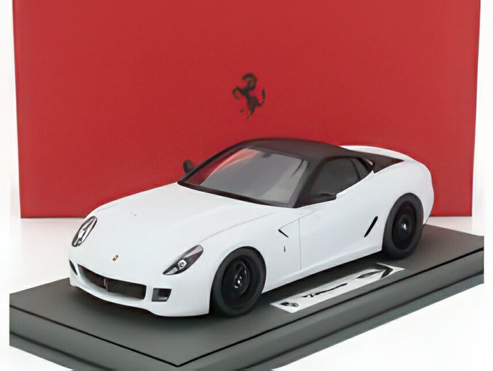 FERRARI 599 GTB フィオラーノ 2007 F1ギアボックス  マットホワイト ブラック/ BBR 1/18 36台限定ミニカー