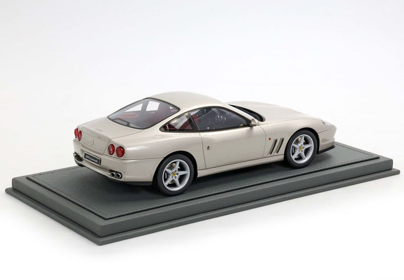 ギャラリービューアに画像をロードする, 【予約】Ferrariフェラーリ 550 Maranello 1996 Grigio Ingrid Bordeaux / BBR 1/18 ミニカー
